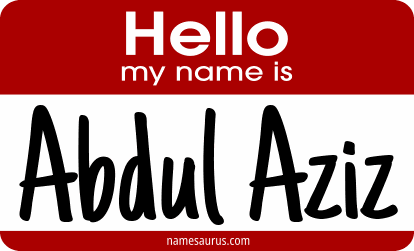 Hello my name is Abdul Aziz png download